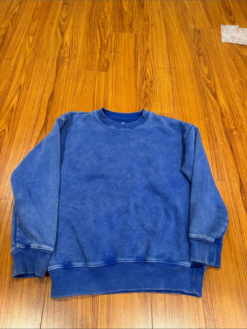 GAP kids Classic Blue Crewneck sweatshirt Cozy Pullover